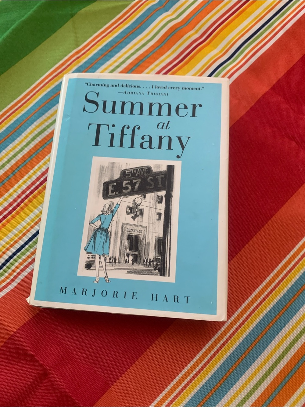 Summer at Tiffany by Marjorie Hart - Blue Cover hardcover 521